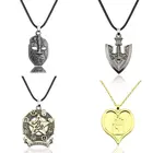 Ожерелье из металла для косплея кудзё дзётаро Дио брендо из аниме Невероятные приключения Джоджо, бижутерия, аксессуары