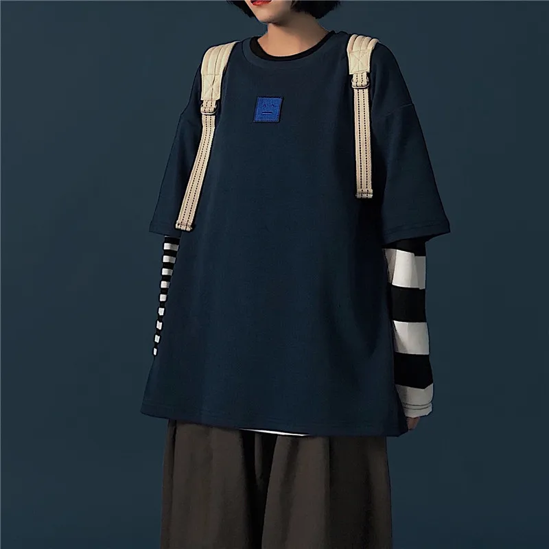 Летняя Новинка 2020 Популярная Корейская флисовая простая футболка с пятью