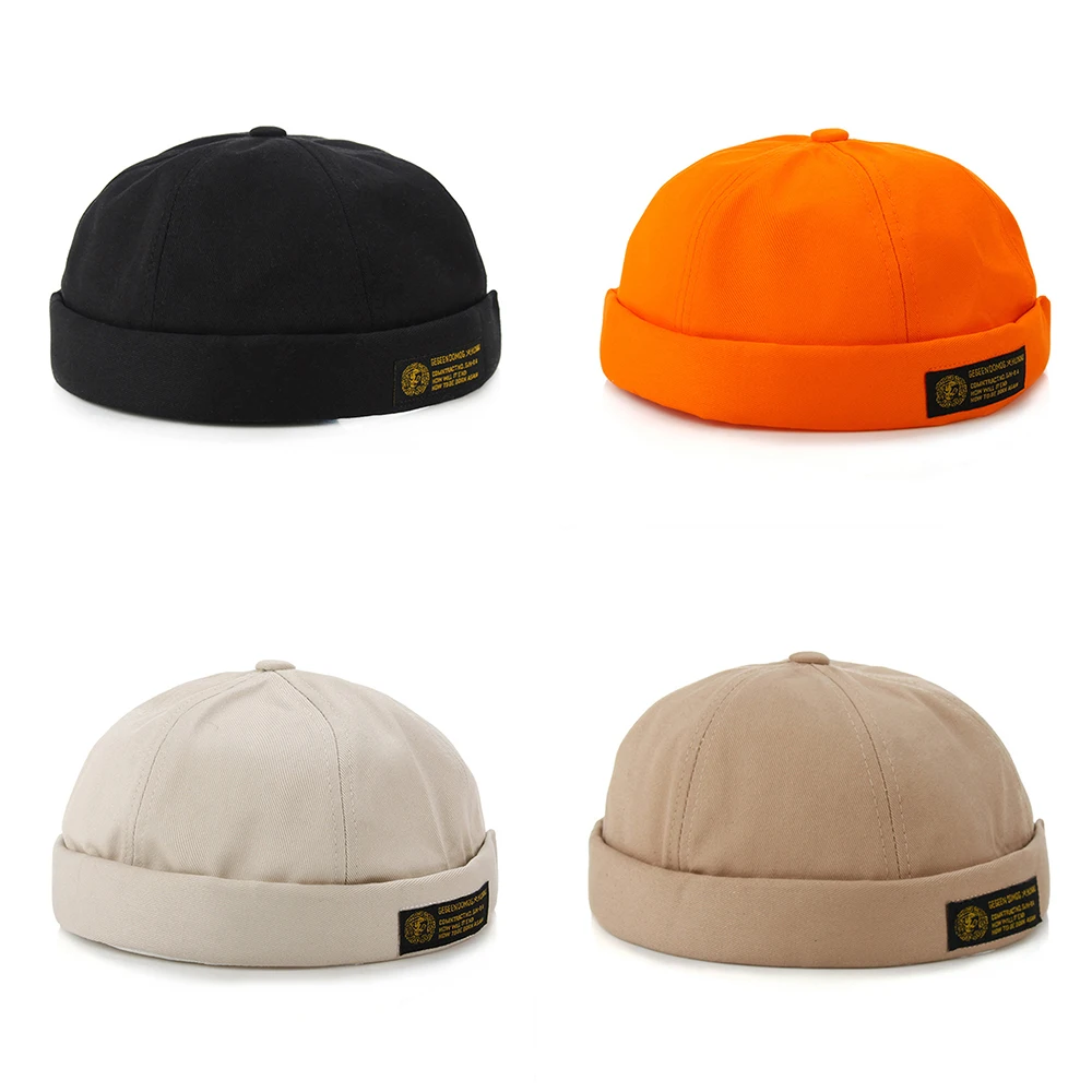 

Melon hat men's hat hip hop skulllcap female cap solid color simple fashion spring autumn personality wild casual letters