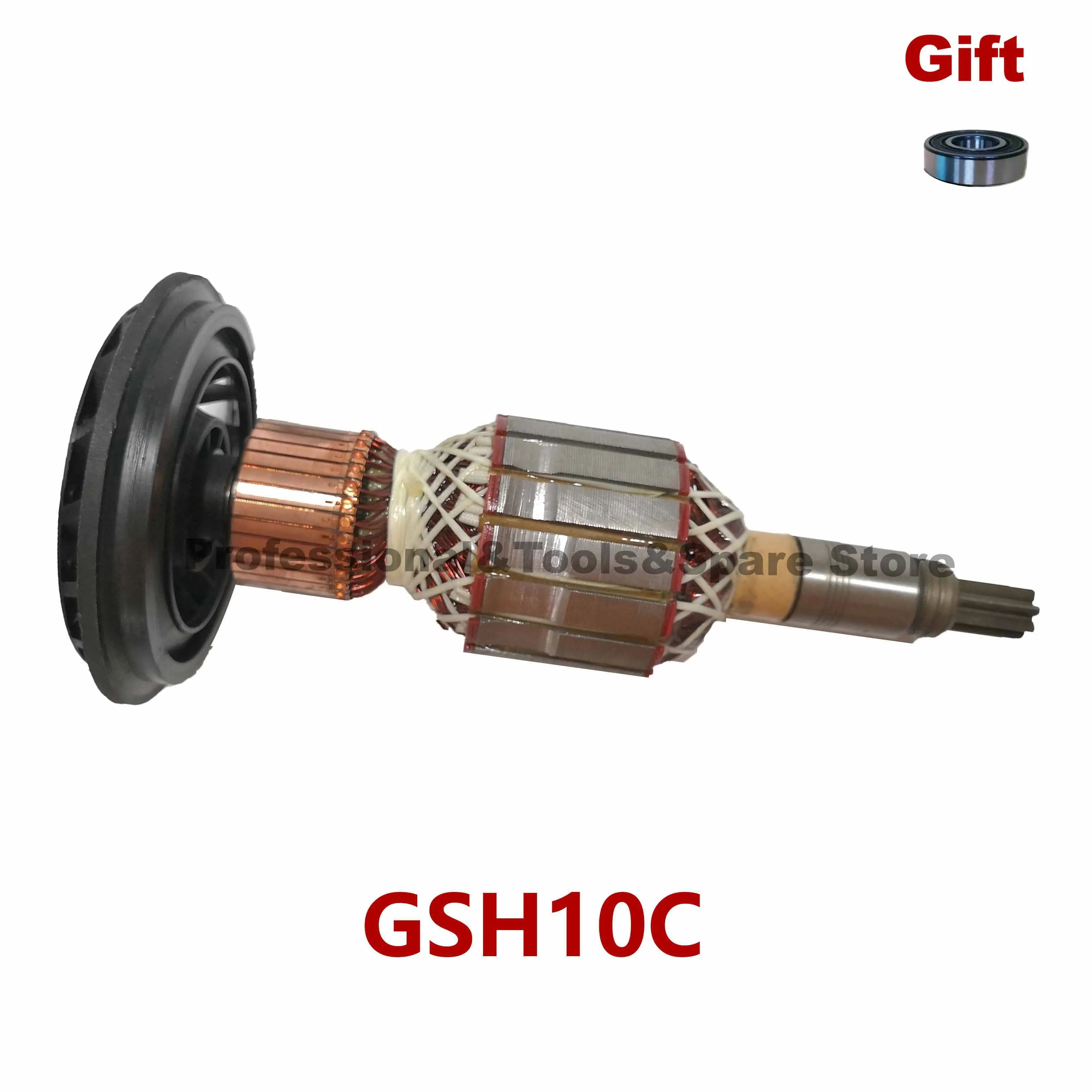 Бесплатная доставка! AC220V 240V арматура роторный якорь для BOSCH отбойный молоток GSH10C