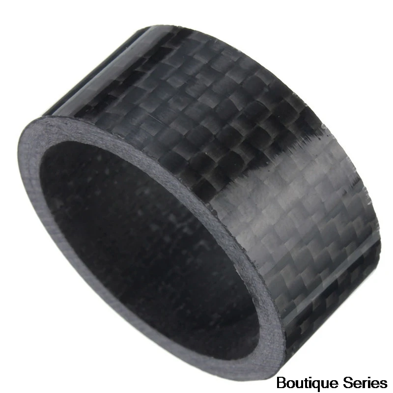 

Carbon Fiber 3/5/10/15/20mm Spacer 1 1/8" for Stem Bicycle Helmet Washer Exquisite and Practical