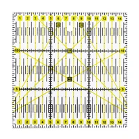 1515 cm transparent quilting sewing patchwork ruler home art cutting tool tailor craft diy sewing measuring stationary