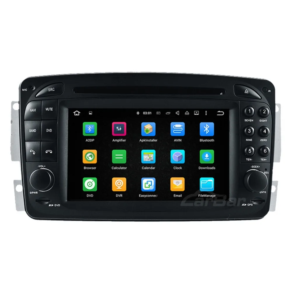 Android автомобильный DVD GPS навигация аудио стерео плеер для Mercedes Benz Vaneo Viano Vito C W203 A W168