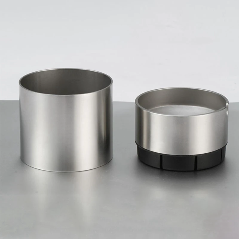 

Ashtray Stainless Steel Car Windproof & Floor Standing Ashtray, Telescopic Stainless Steel Windproof Ashtray with Lid