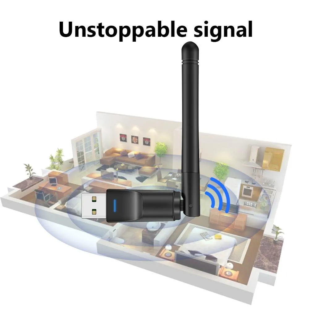USB Wi-Fi адаптер 150 Мбит/с 2 4 ГГц 802 11 b/g/n | Компьютеры и офис