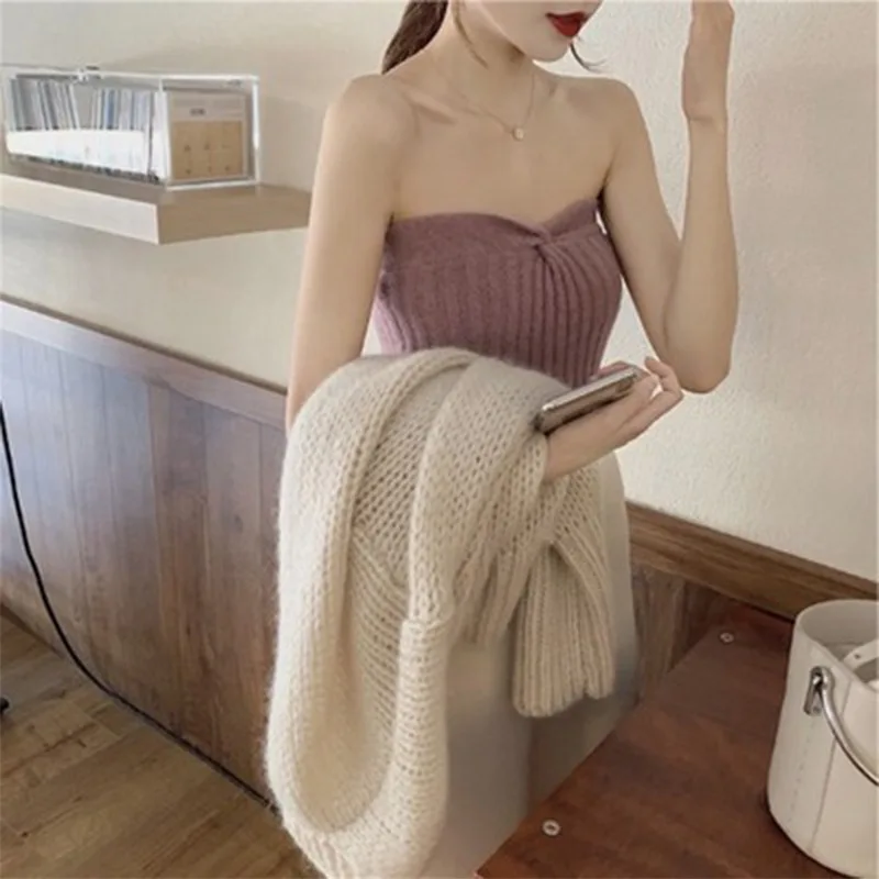 

Korean version of the new autumn and winter women's knitted cardigan lazy mohair thick thread sweater coat gentle wind sweater