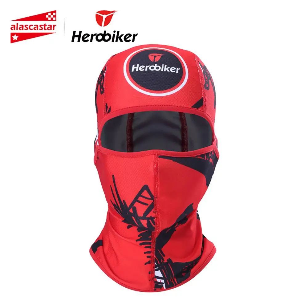 HEROBIKER мотоциклетная маска для лица Балаклава Защита от солнца мото байкер маска для лица платок тушь для ресниц мото