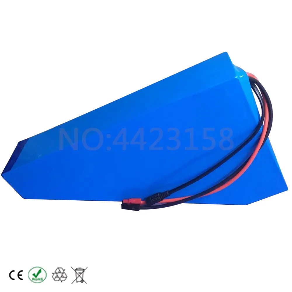 Треугольная электрическая велосипедная батарея 48 в 15 Ач 1000 Вт для Bafang 750 Вт/1000