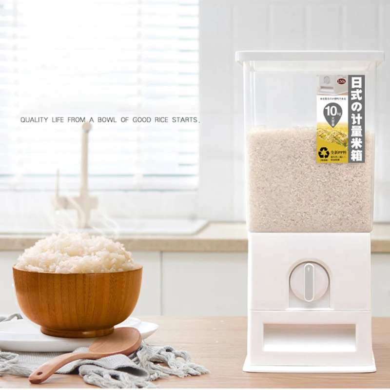 Mrosaa кухня коробка для хранения риса ведро влагостойкая насекомых герметичная