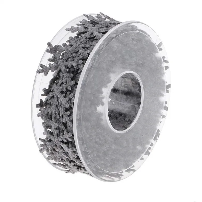 Рождественское украшение для дома 5 метров Снежинка ленты украшения