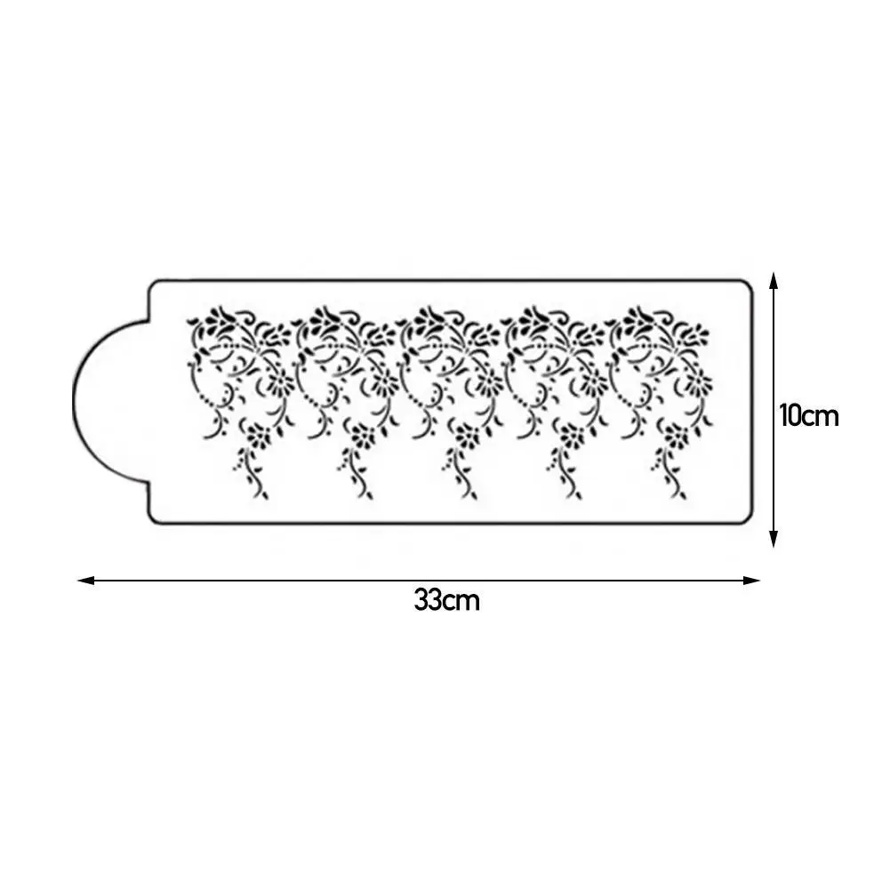 

Cake Spray Mold Cake Embossing Mould Baking Stencils For Home Kitchen J2J5