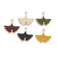 20pcslot enamel multicolor maple leaf alloy pendant diy jewelry earring bracelet material accessories charm