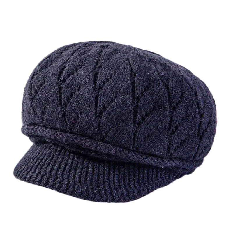 SUOGRY женские зимние шапки с помпонами Skullies теплая шапка кролик шапочки вязаная