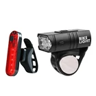 Светильник велосипедная аккумуляторная водонепроницаемая, светодиодный передний фсветильник T6 для горного велосипеда, задний фсветильник, предупреждающие лампы s