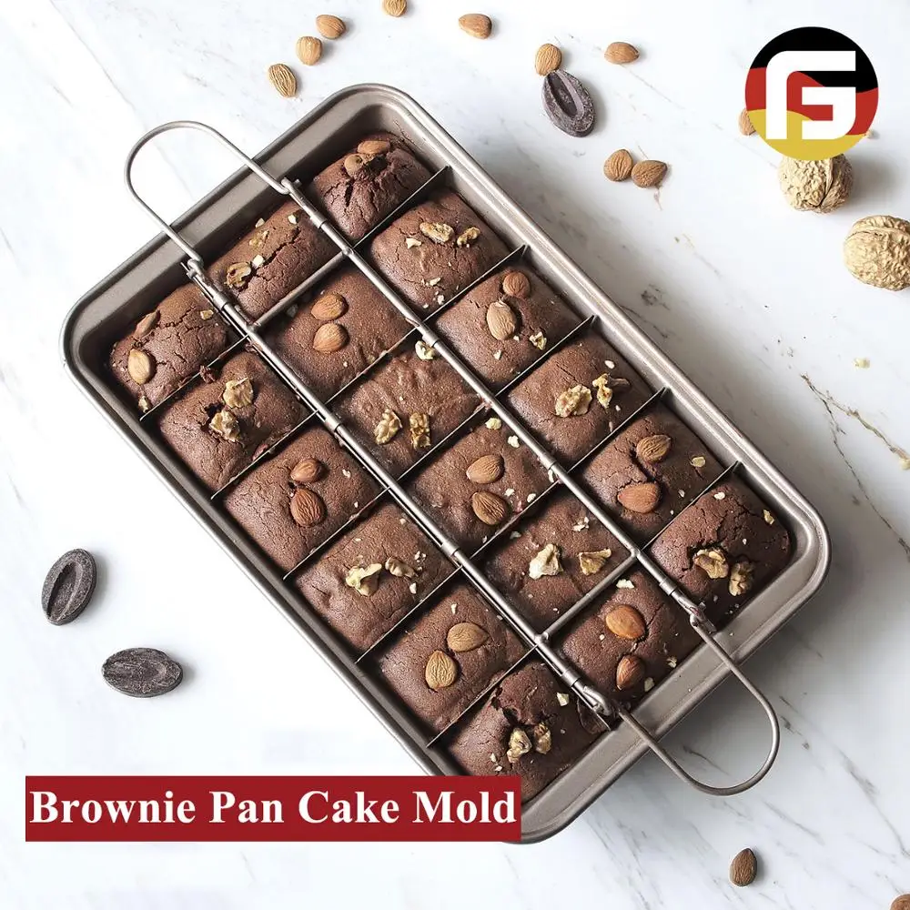 Форма для пирожных Brownie антипригарная сковорода квадратная выпечки хлеба