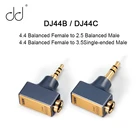 DD ddHiFi Новый DJ44B DJ44C 2,53,5 мм штекер до 4,4 мм гнездо адаптер для наушников FIIO Astell  Kern