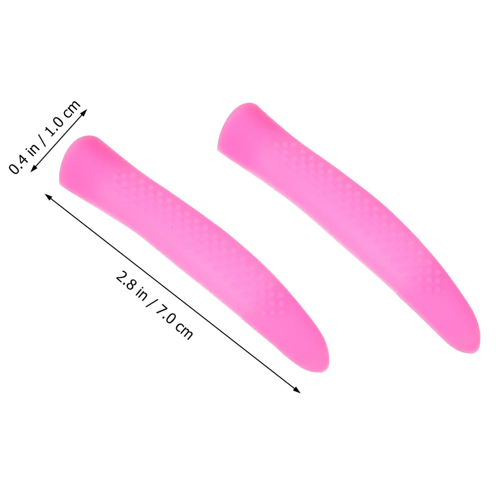 

5 Pairs Nail Cuticle Cutter Handle Cover Nail Clippers Silicone Handle Sleeve