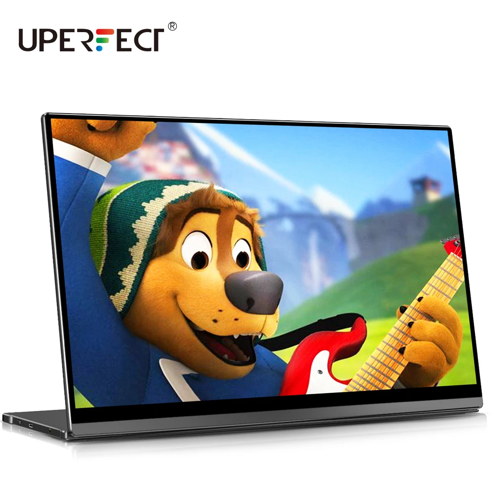 구매 UPERFECT-15.6 인치 중력 센서 휴대용 모니터 1080P FHD 10 포인트 정전식 터치스크린 게이밍 두 번째 디스플레이 XBOX 스위치, 인치 포터블 모니터 P FHD