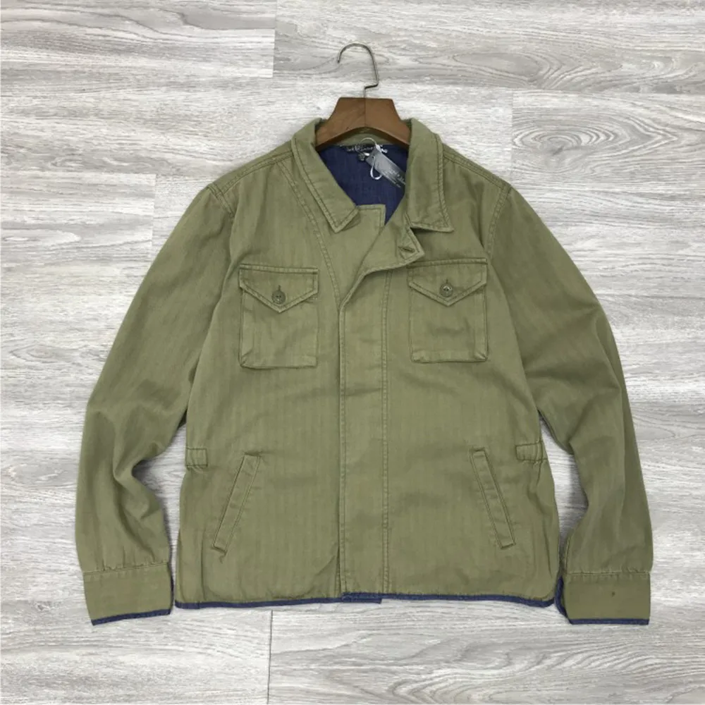 

Outdoor Casual Jacket Men's Work Clothes Suit Style Coat Men's Autumn and Winter Fashion Top