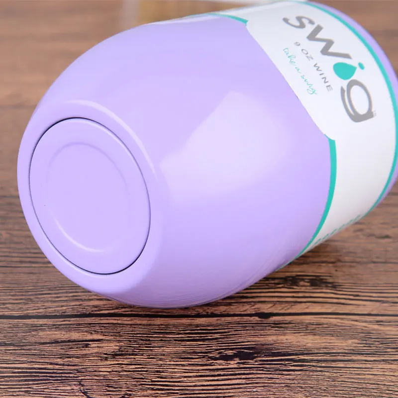 Однотонная кружка Macaron для вина кофе креативная портативная из нержавеющей стали