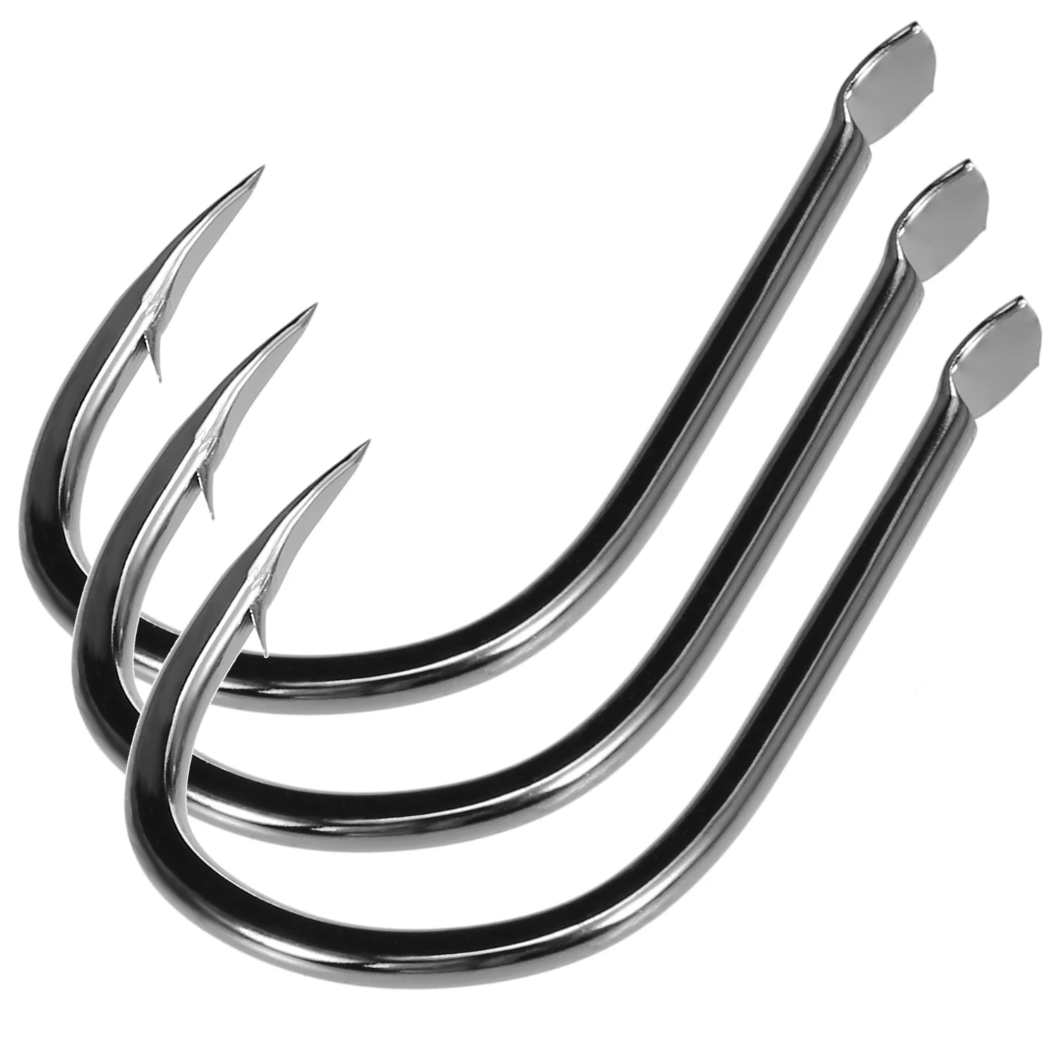 30 шт. рыболовные крючки из высокоуглеродистой стали мягкие приманки