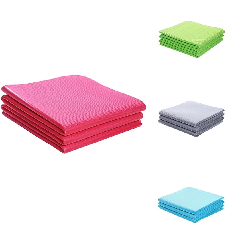 

6MM TPE Foldable Yoga Mat Exercise Pad Non-Slip Folding for Gym Home