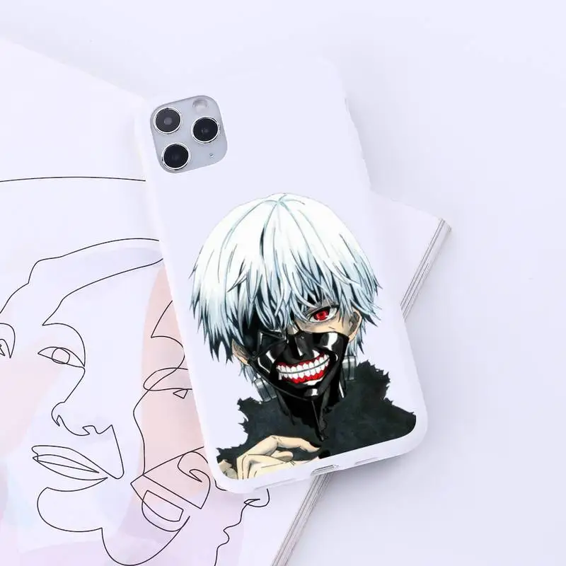 

Tokyo Ghoul Japan anime Phone Case Candy Color for iPhone 6 7 8 11 12 s mini pro X XS XR MAX Plus