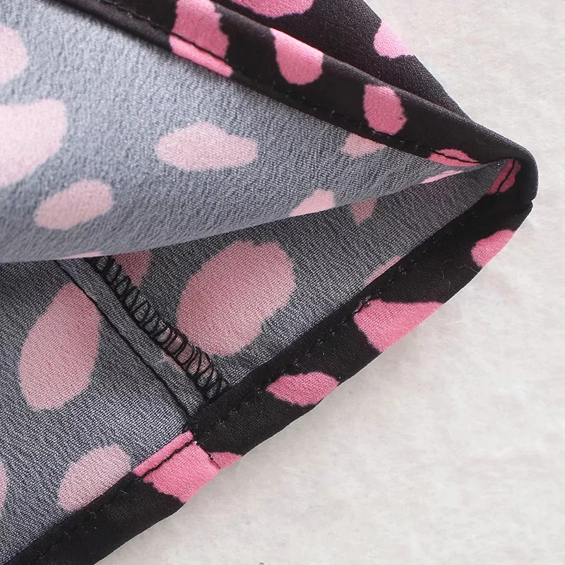 Za 2019 женское платье с длинным рукавом и принтом миди элегантное круглое