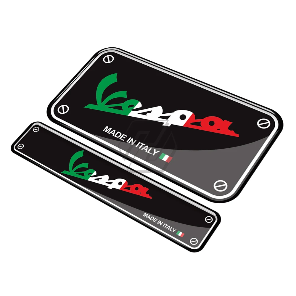 

3D Motorcycle Decal Made In Italy Sticker Case for Vespa GTS GTV LX Sprint Primavera 50 125 150 250 300 300ie Super Sport