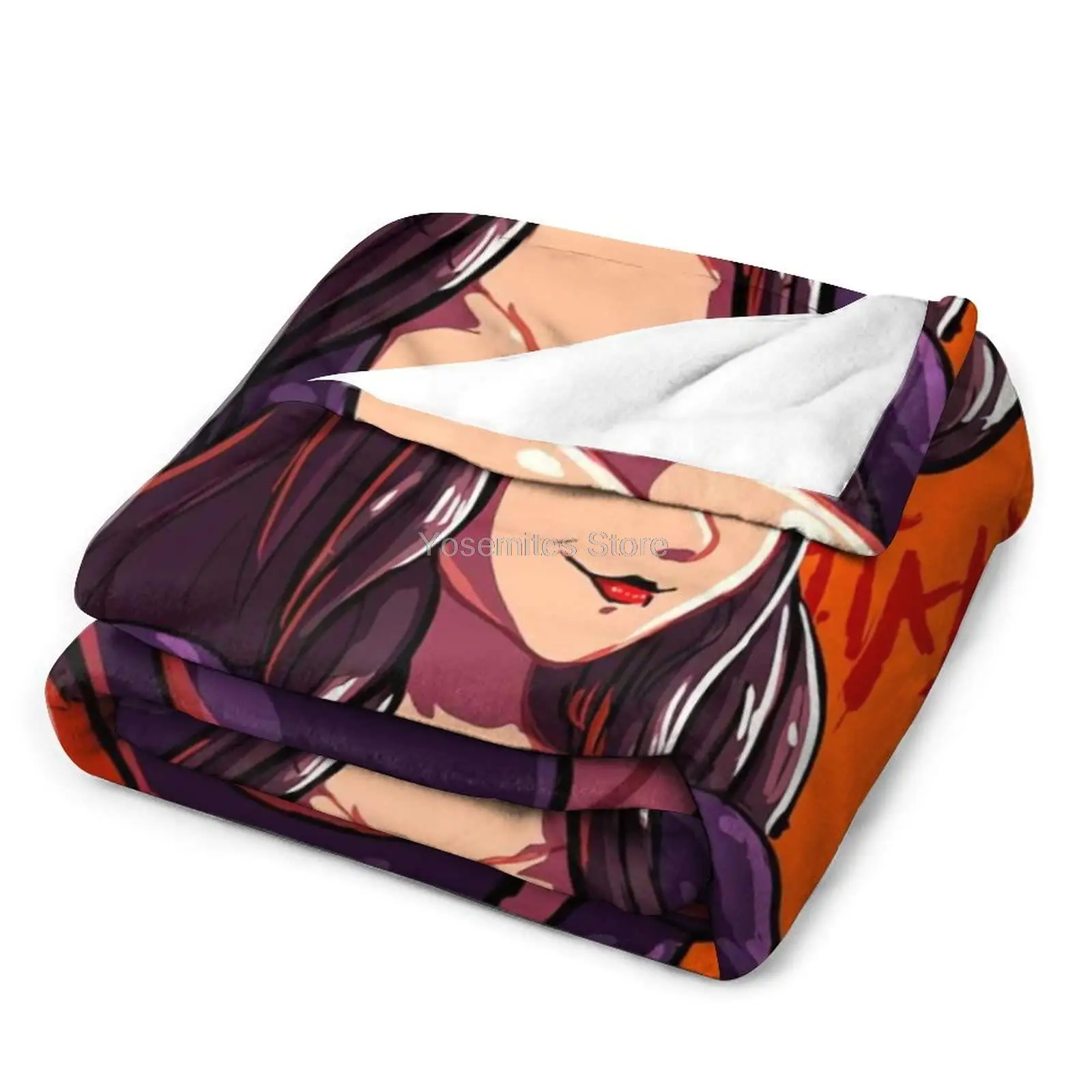 Rnnwosio Elvira Mistress of Dark Super Soft Anti-Swelling Blanket Japanese Animation Art Warm and Comfortable Home Decoration Gi | Дом и сад