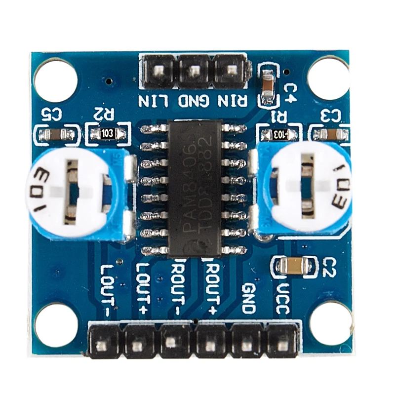 IG PAM8406 цифровой усилитель доска с потенциометром громкости 5Wx2 стерео для Arduino