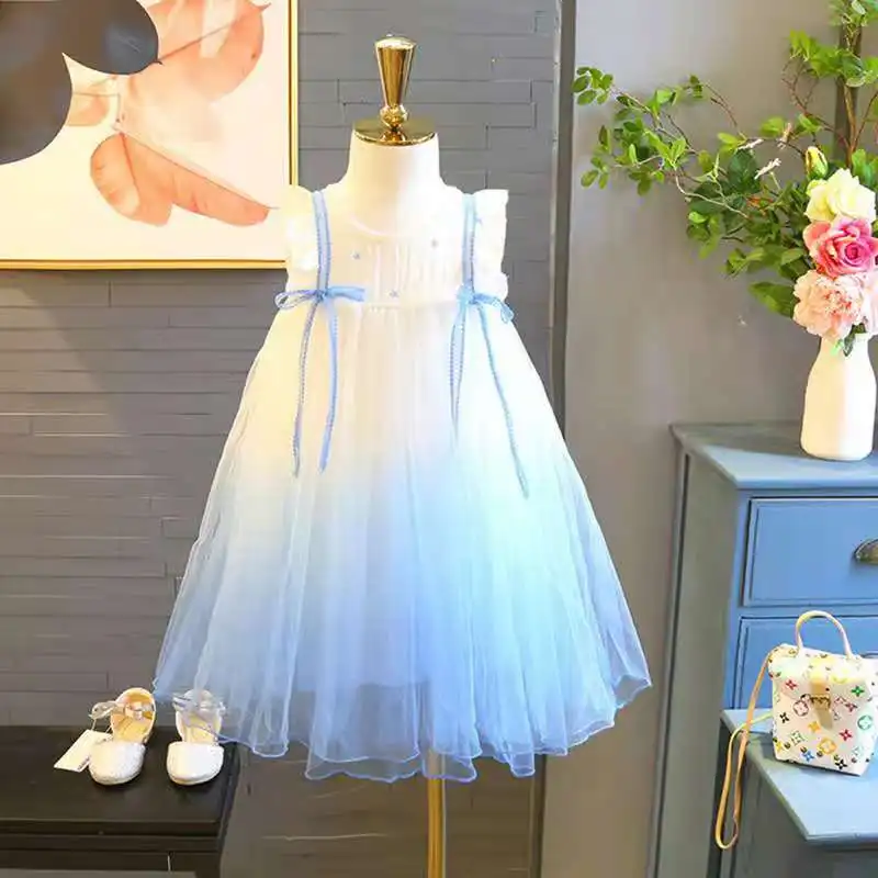 

High quality girl's dress summer 2021 new summer dress children's dress Princess Baby Girl Dress 2-9 yrs baby girls clothes