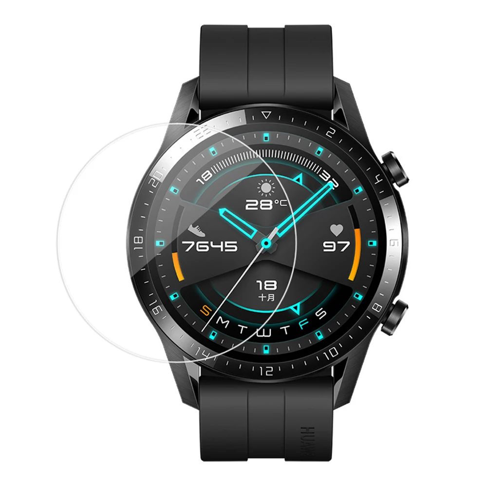 

1/2Pcs For Huawei Watch GT GT2 (46mm) Soft PET Film Not Tempered Glass Screen Protector 9H Smartwatch Protective Accessories