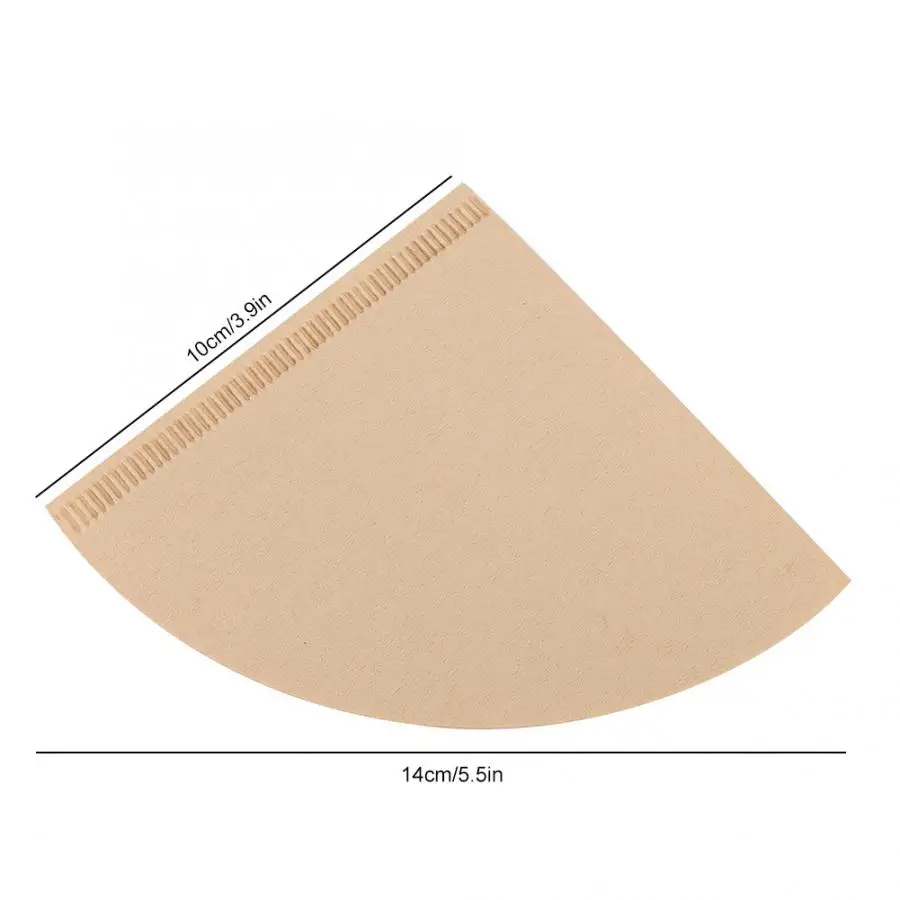 40 шт. одноразовый для кофе в форме конуса фильтровальная бумага с деревянными