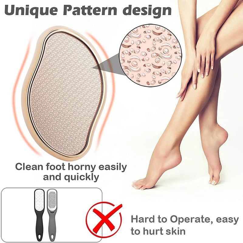 

Newly Upgraded Nano Glass Foot File Magical Foot Pedicure Tool For Dead Skin Gentle Callus Removal for Feet A7