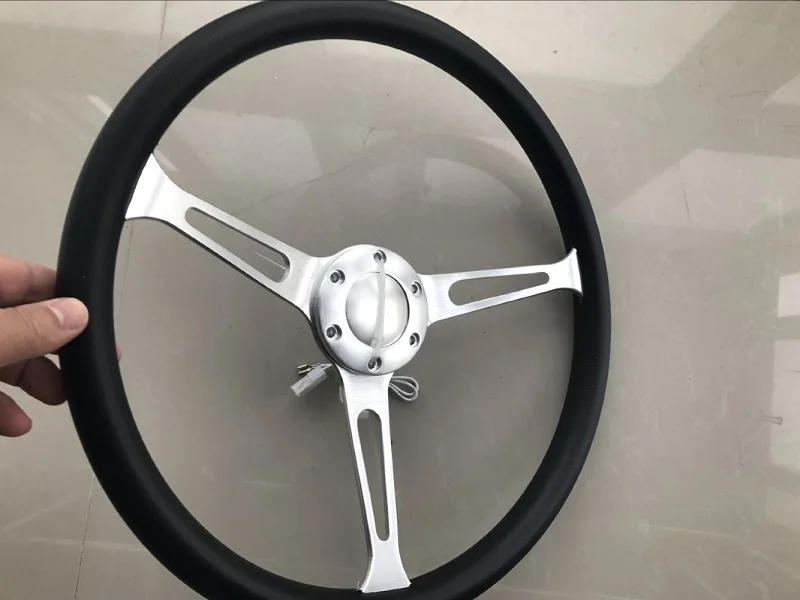 Подходит для Nissan Toyota Santana Jetta классический деревянный руль алюминиевый