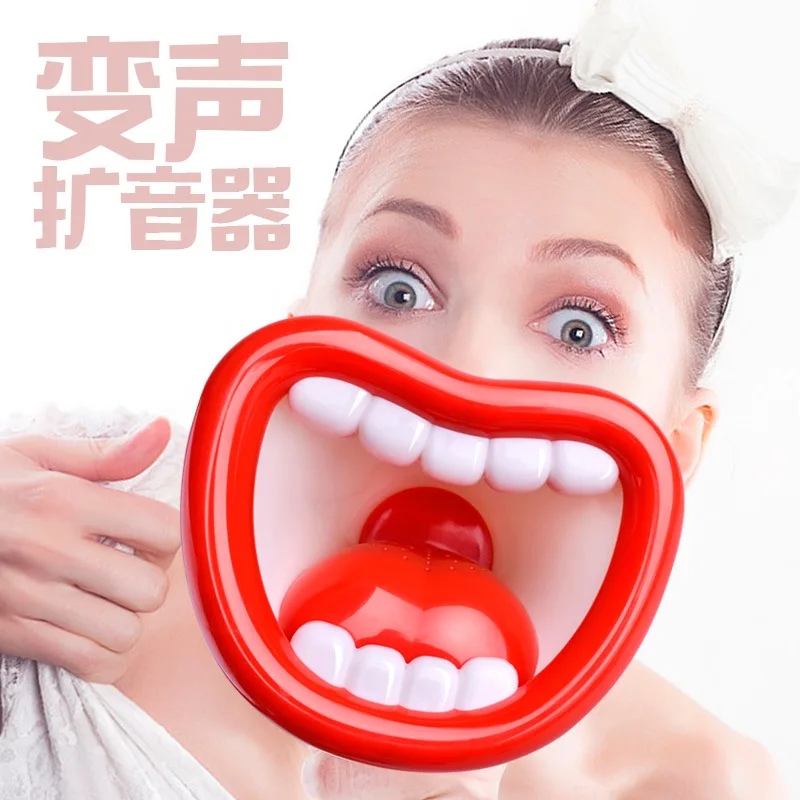 

Newest Big Mouth Funny Voice Changer Horn Toy Changer Toy