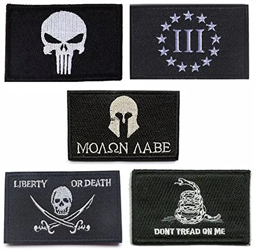 Тактическая нашивка Каратель/три пенцета/Молон Лабе/пират/Dont Trend On Me тактическая