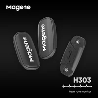 magene h303 heart rate sensor bluetooth ant upgrade h64 hr monitor with chest strap dual mode computer bike sports band belt