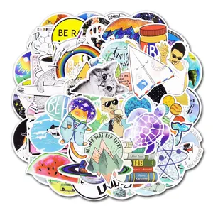103 шт. с изображениями мультипликационных персонажей простой красочные Ins Стиль Vsco девушка наклейки на стену для ноутбука велосипеда автомобиля шлем скейтборд Чемодан наклейка на холодильник в упаковке