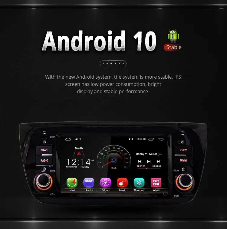 LJDA Android 10,0 автомобильный dvd-плеер для FIAT DOBLO 2010- wifi Автомобильный мультимедийный Стерео gps 1 Din автомагнитола четырехъядерный аудио стерео