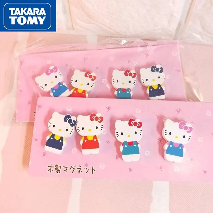 TAKARA TOMY модный мультяшный Hello Kitty трехмерный простой индивидуальный милый полный