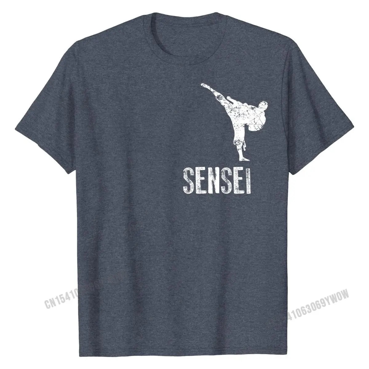 Каратэ рубашка сенсей крутые Единоборства подарок вечерние печатных футболки