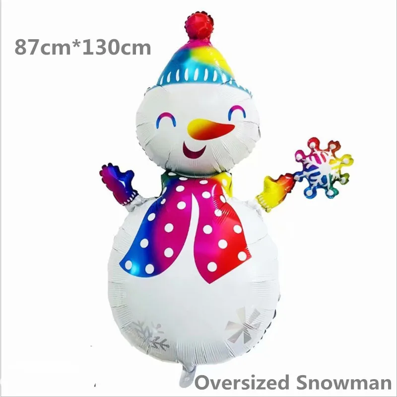 Воздушный шар новый Санта Клаус Алюминиевая фольга Глобус олень рождественские