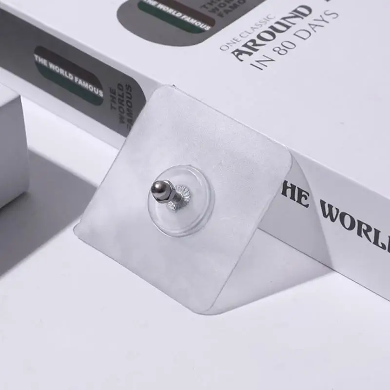 

Strong Stickiness Wall Nails Hanger Pendant Sticky Adhesive Screw Hole Hook Painting Nails Wall Seamless Self Rod E1G5