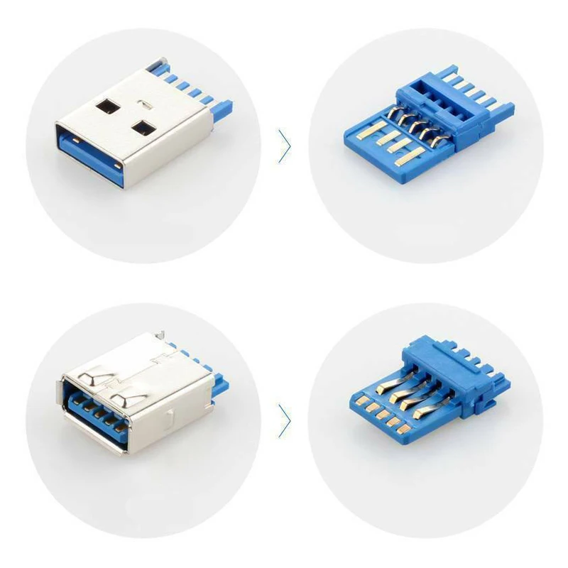 Кабель передачи данных USB 3 0 SuperSpeed Male к Micro B для жесткого диска HDD 1 8 м|Компьютерные