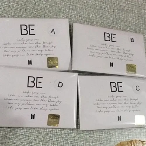

NEW K-POP Bangtan Boys New Album BE Card Poster JK V SUGA JIMIN JIN JHOPE RM Lomo Cards Self Made Photo Fan Gift Collection