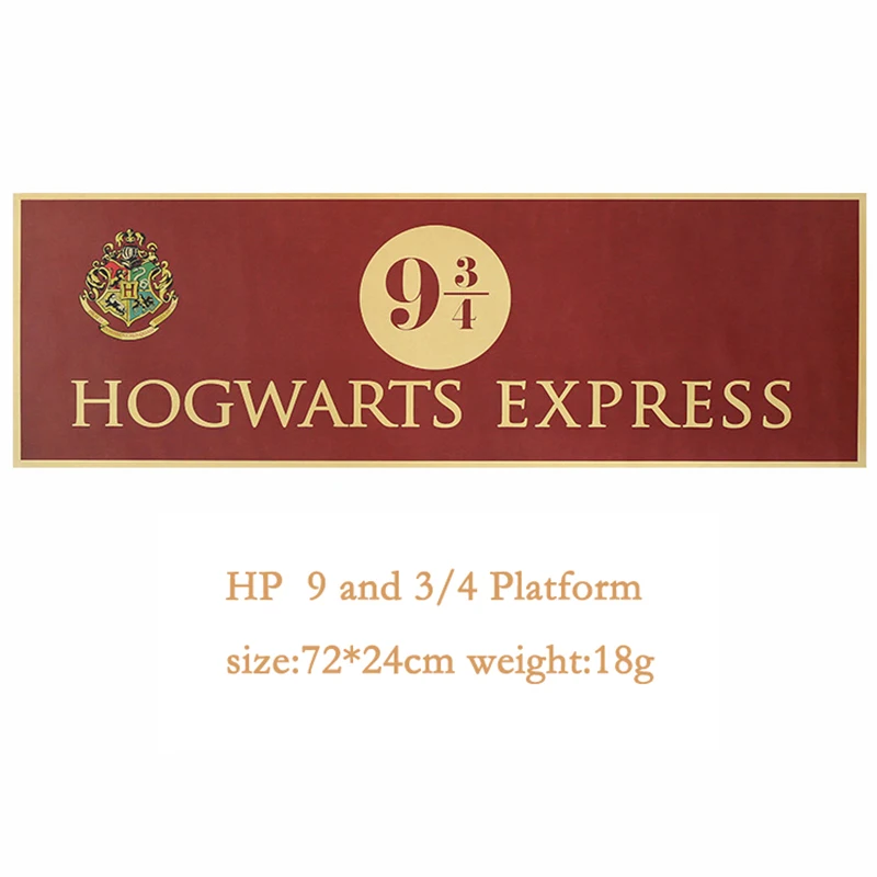 Наклейки на мародера Рождественский подарок 9 and3/4 платформа Магия картина с