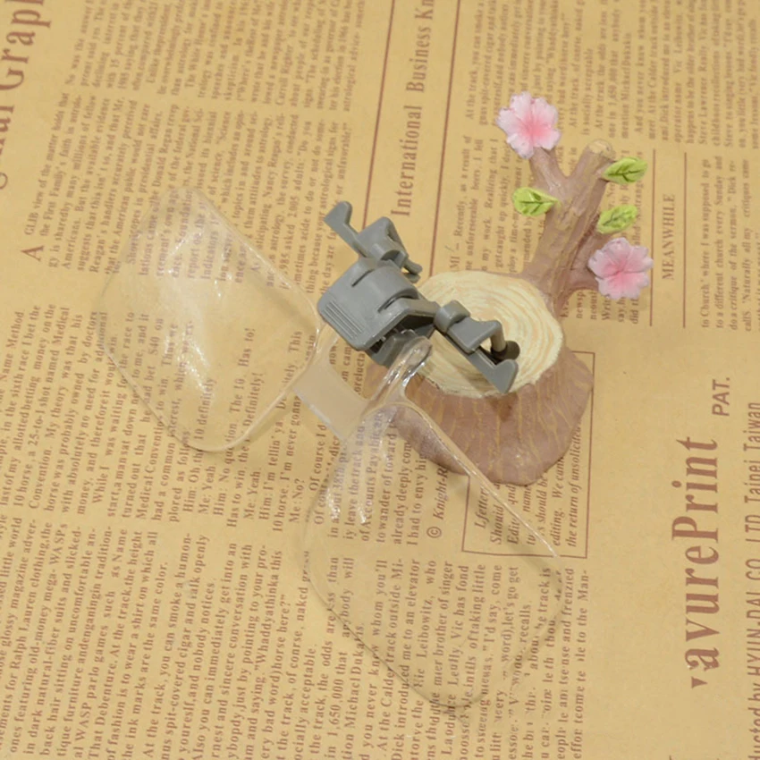 2X небольшой чистый клип-на флип увеличительное очки для чтения увеличительные