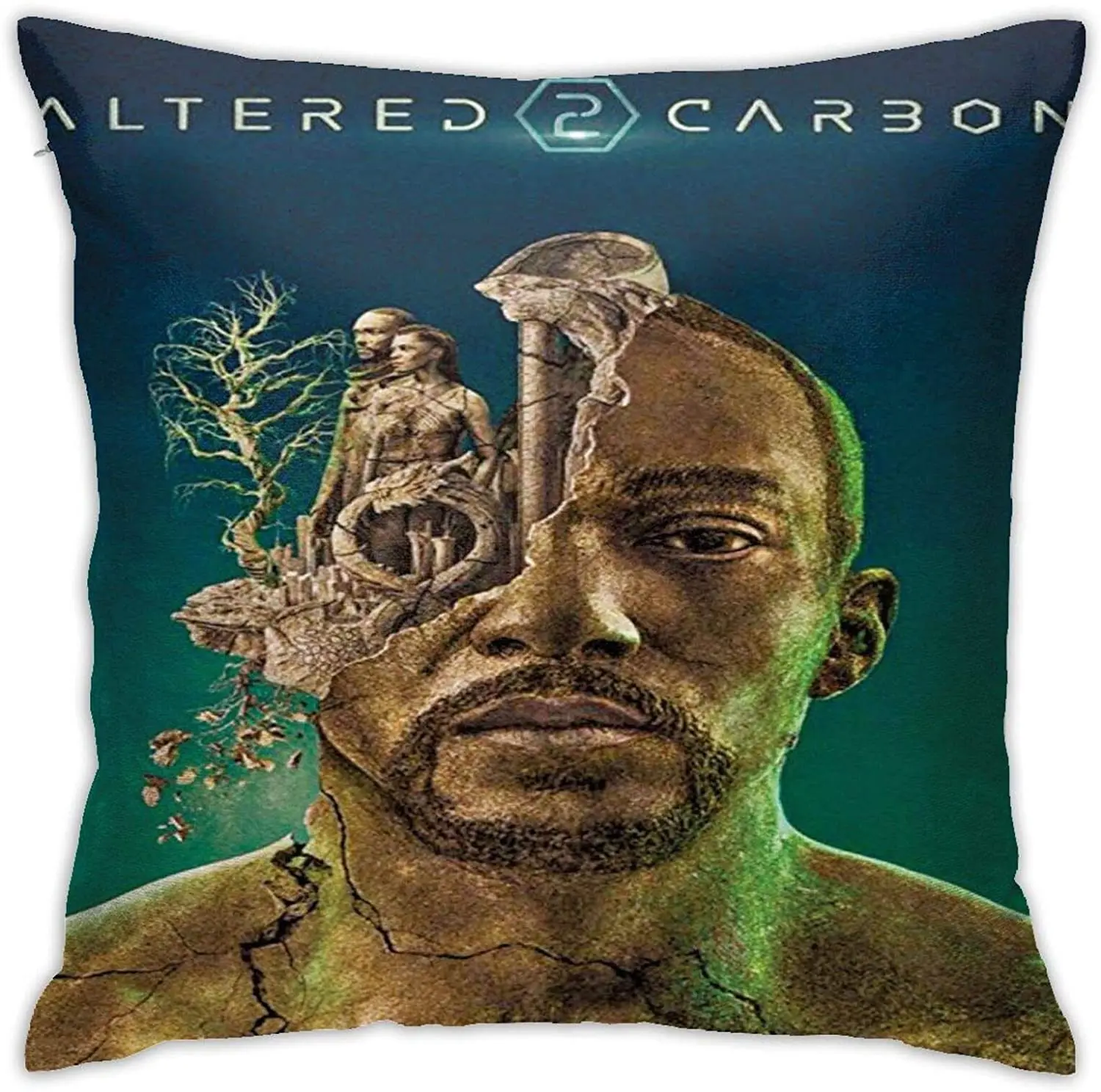 

Altered Carbon Square Pillowcase Case Throw Decorationpillow Car Cushion (45cmx45cm)